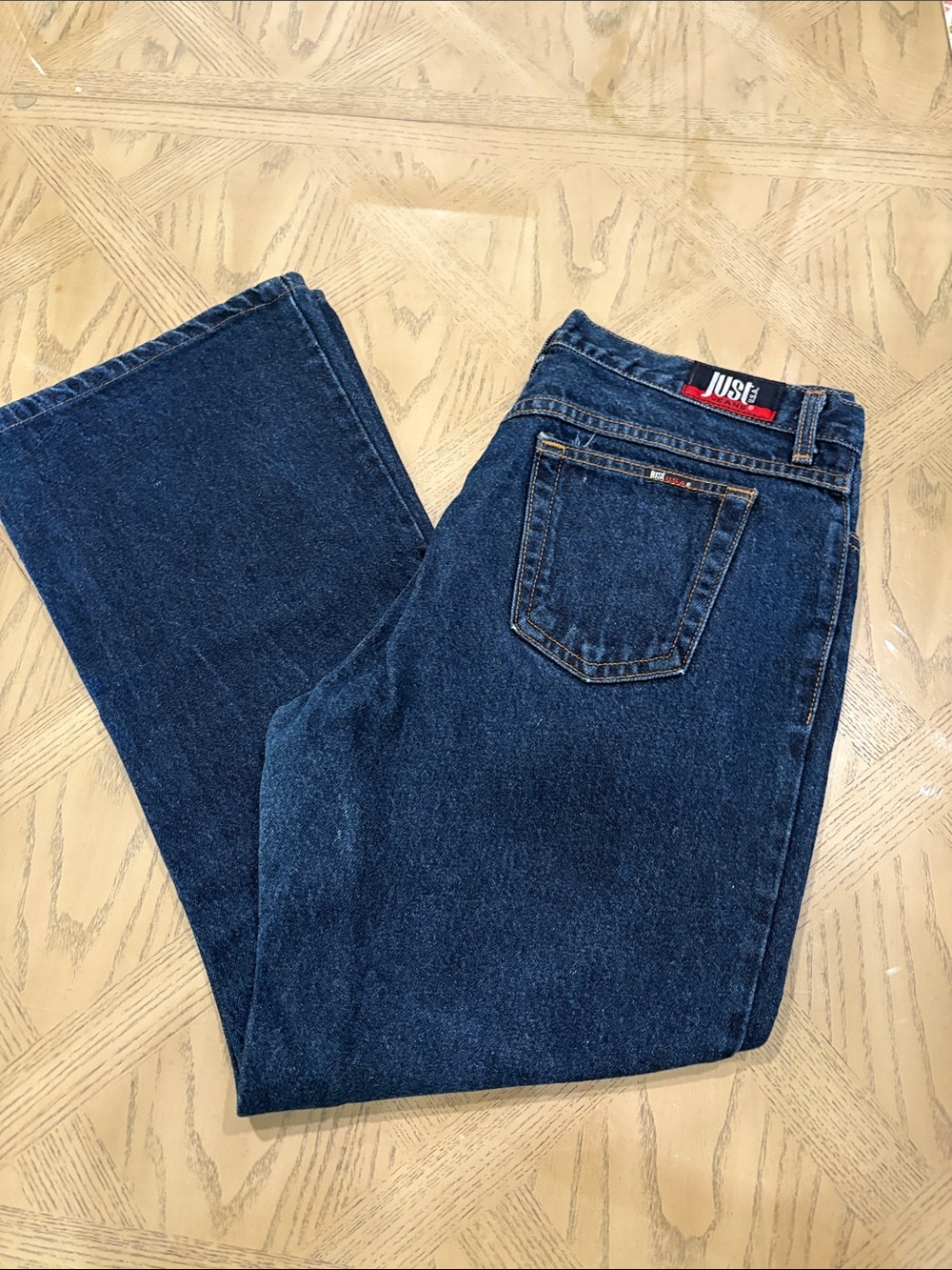 Just USA Women's Dark Indigo Flare Jeans